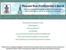 Tablet Screenshot of pleasantrunpc.org